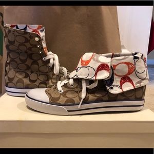 Barely worn Coach sneakers